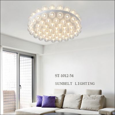 Two side bubble pendant lamp
