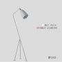 Simple style tripod floor lamp