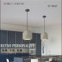Concrete pendant lamp 0547