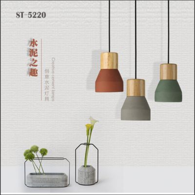 Concrete pendant lamp 5220