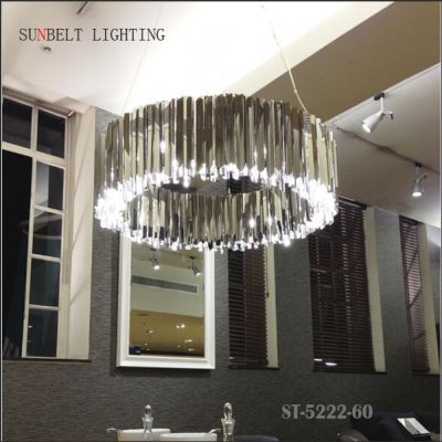 Stainless steel pendant lamp size D60cm