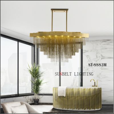 High class Aluminium chains Iron lamp