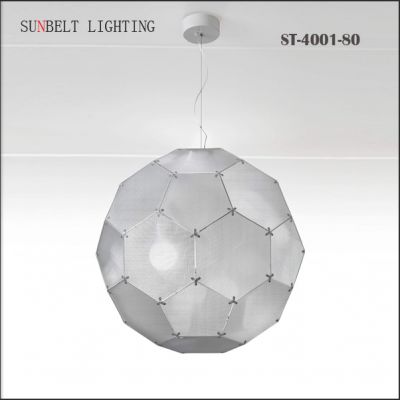 Acrylic football shaped pendant lamp
